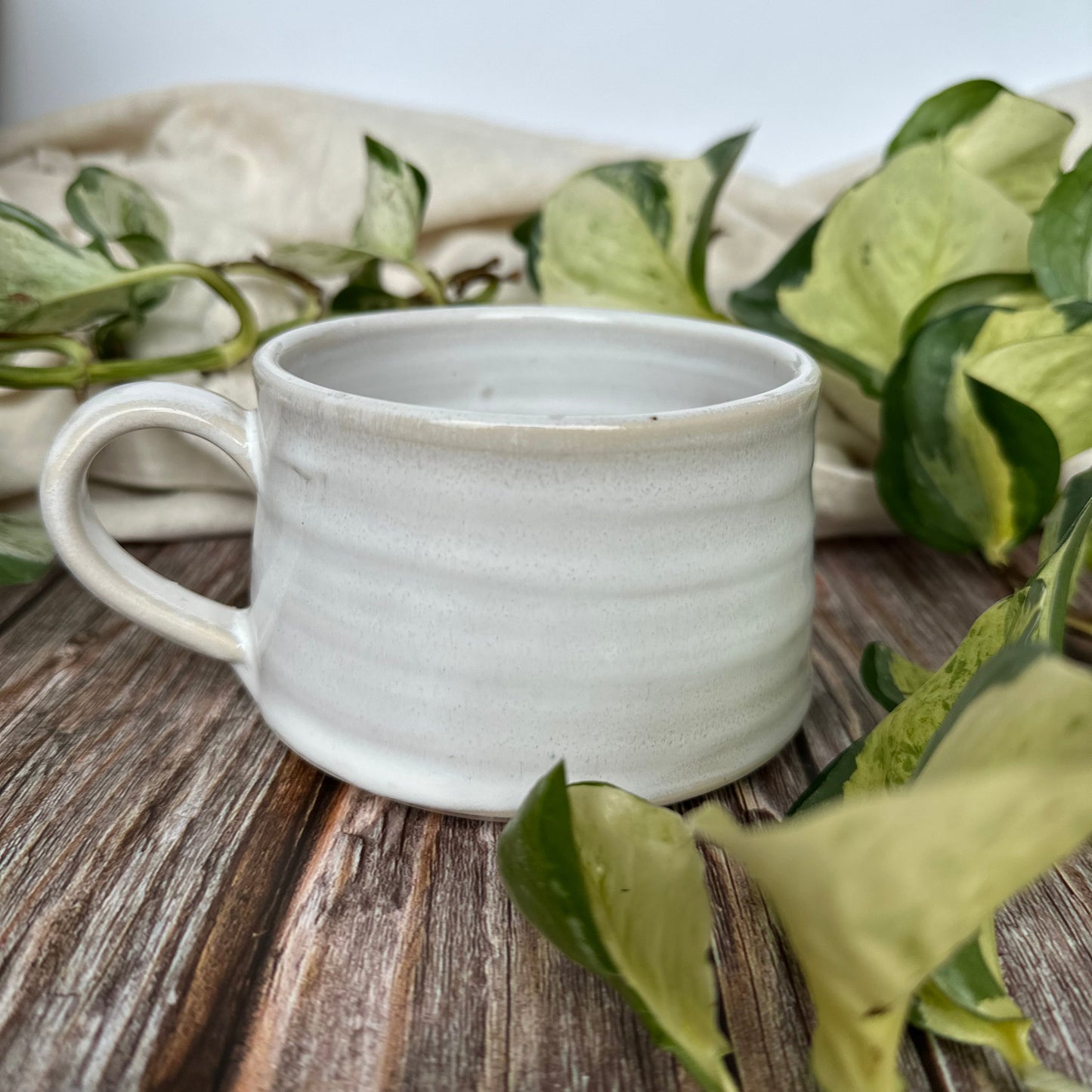 River Rock Midfire Glaze - Cloud White