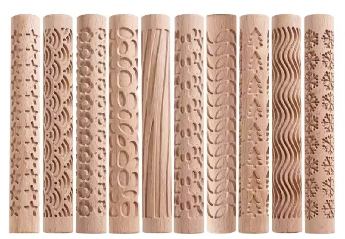 Wooden Roller - Pattern Texture Tool