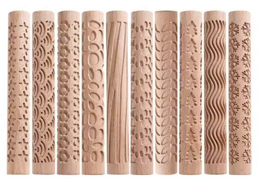 Wooden Roller - Pattern Texture Tool