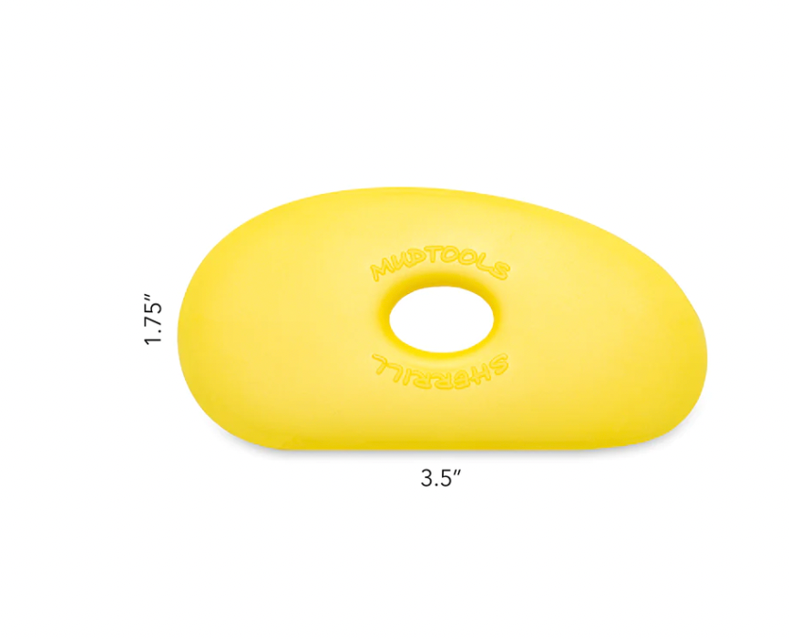 mudtools polymer rib shape 1 - yellow