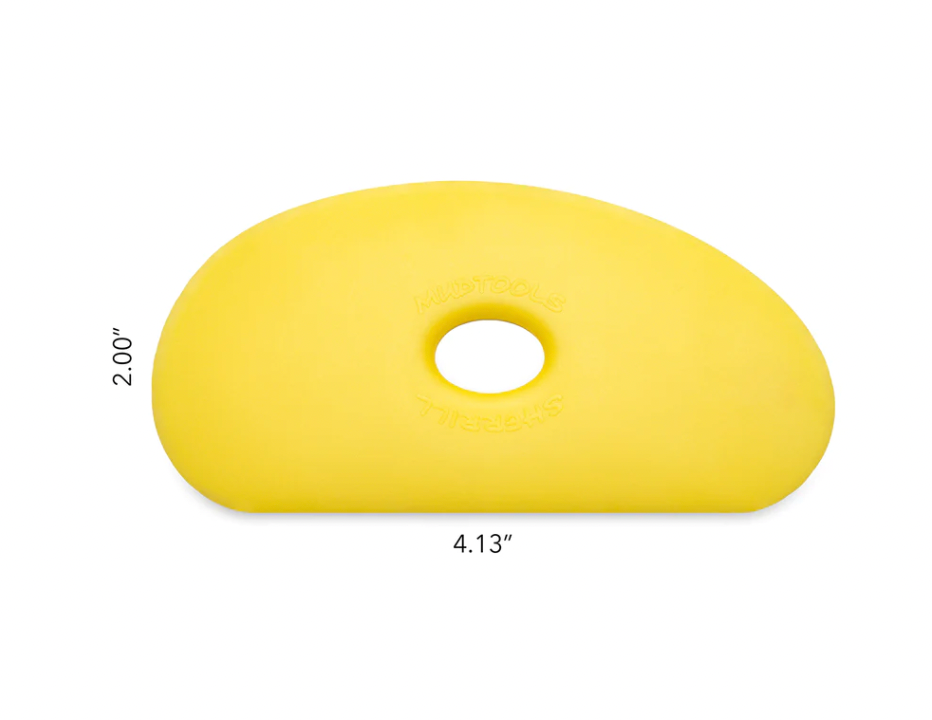 mudtools polymer rib shape 5 - yellow