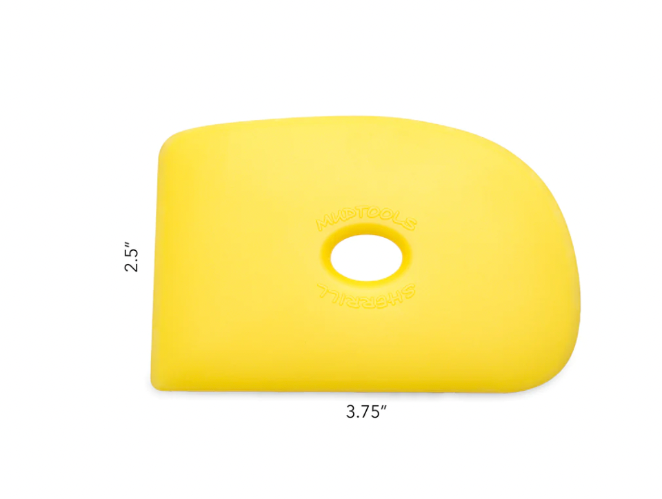 mudtools polymer rib shape 2 - yellow
