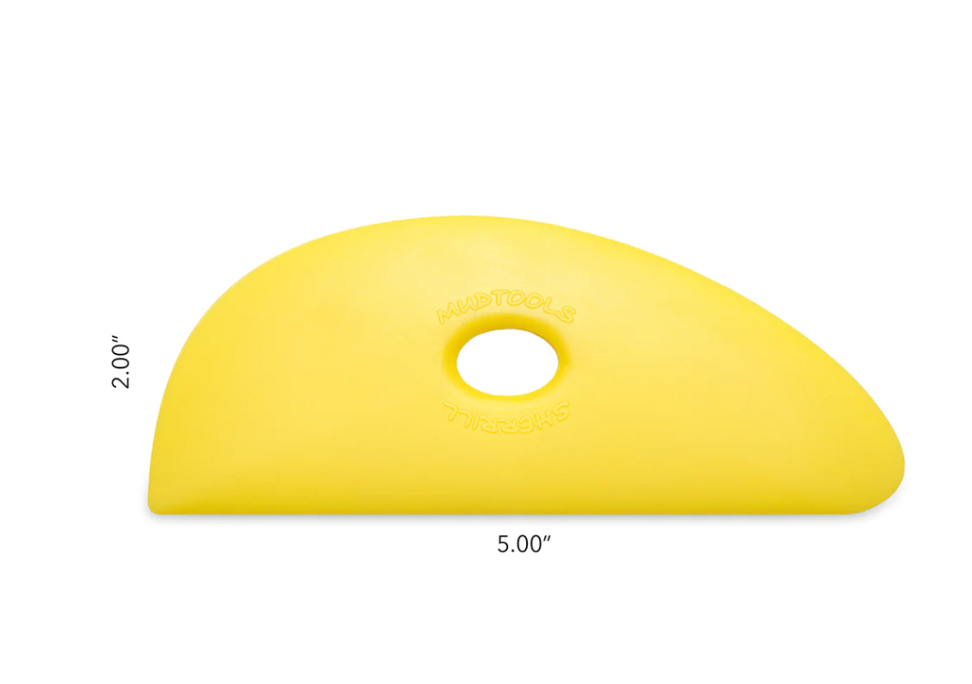 mudtools polymer rib shape 3 - yellow