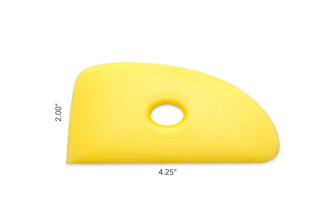 mudtools polymer rib shape 4 - yellow