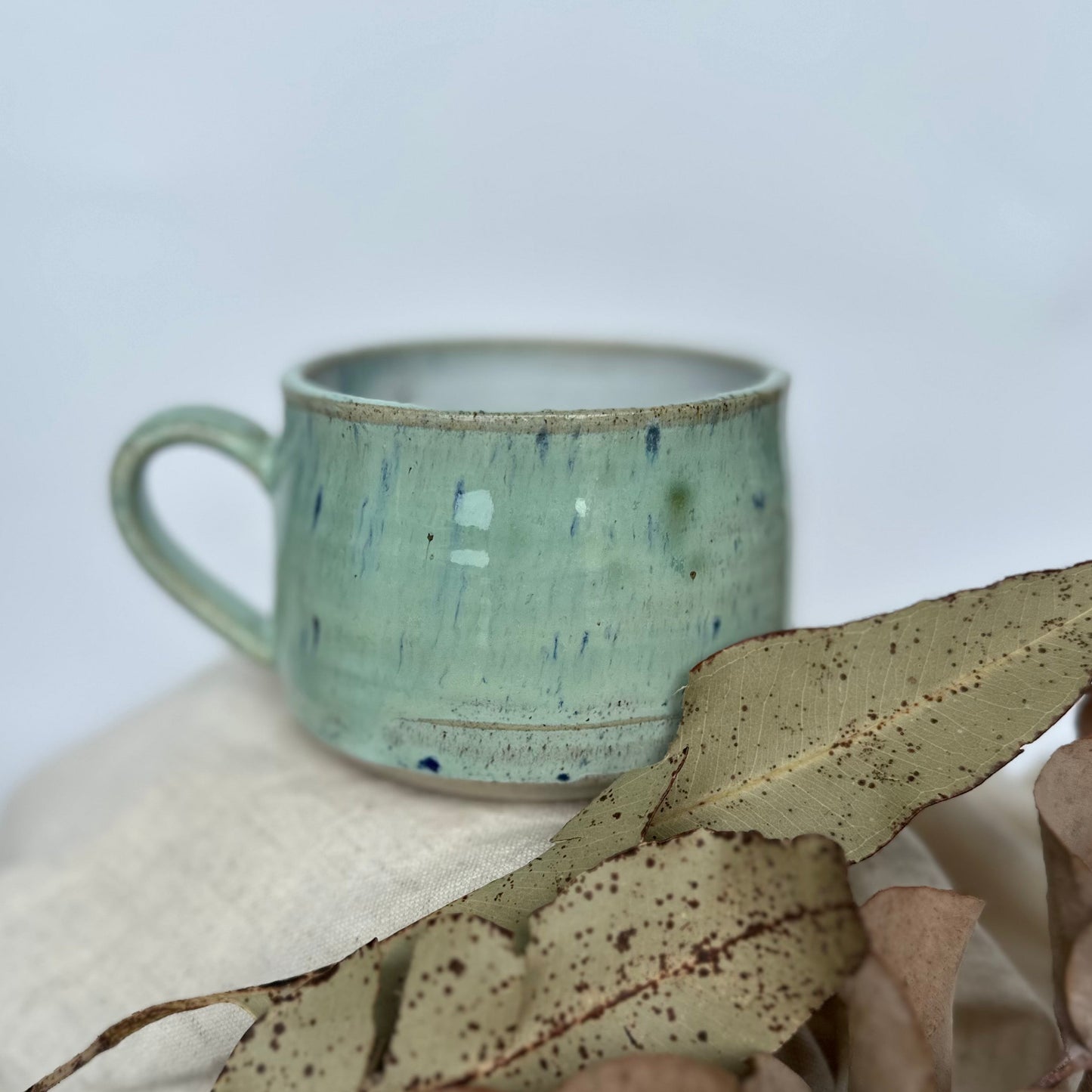 Green ceramic glaze 
