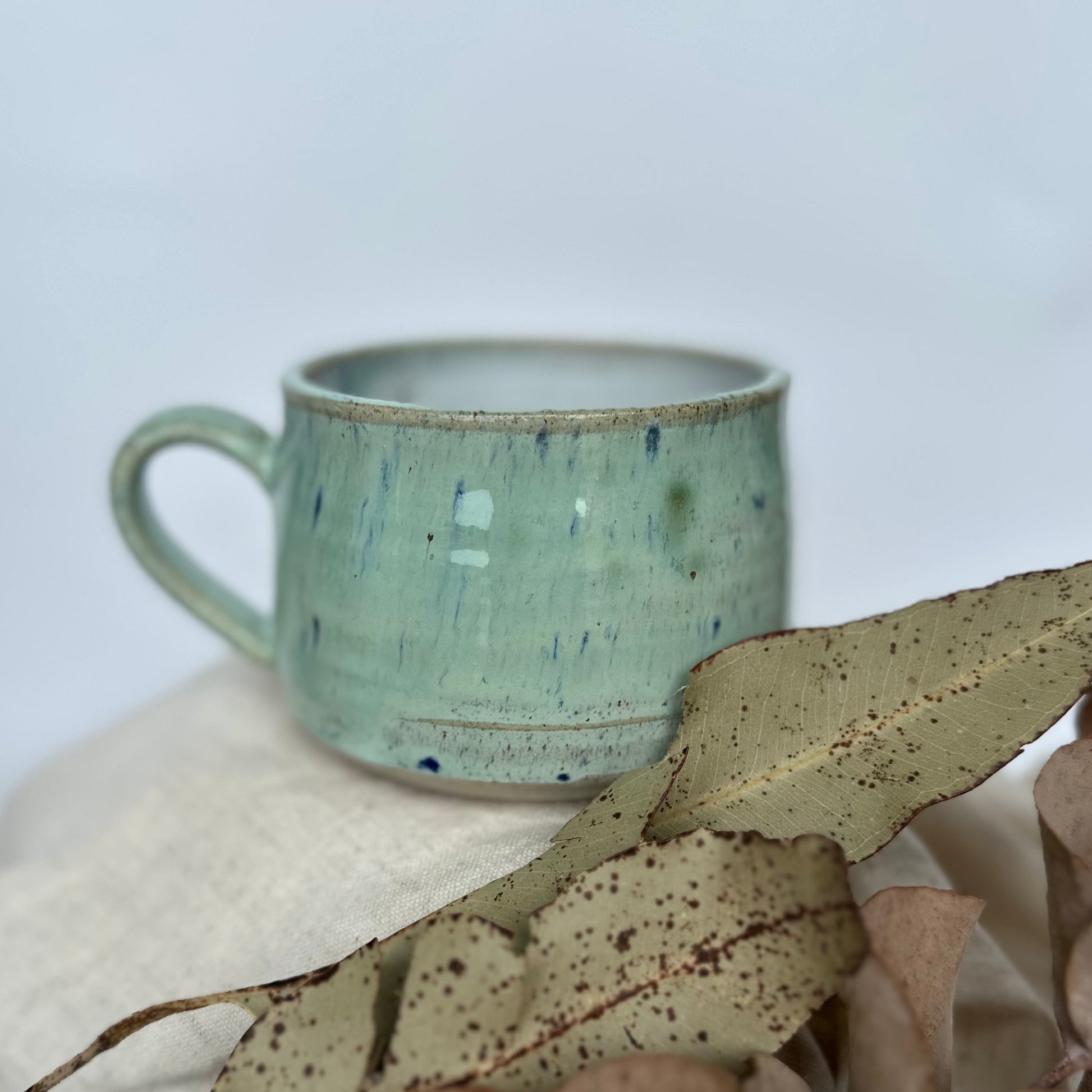 Green ceramic glaze 