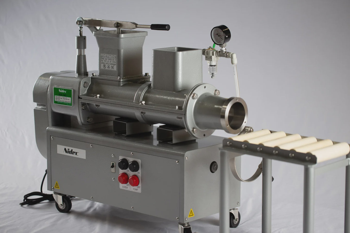 Shimpo De-airing Pugmill NVA-04S. Twin Auger