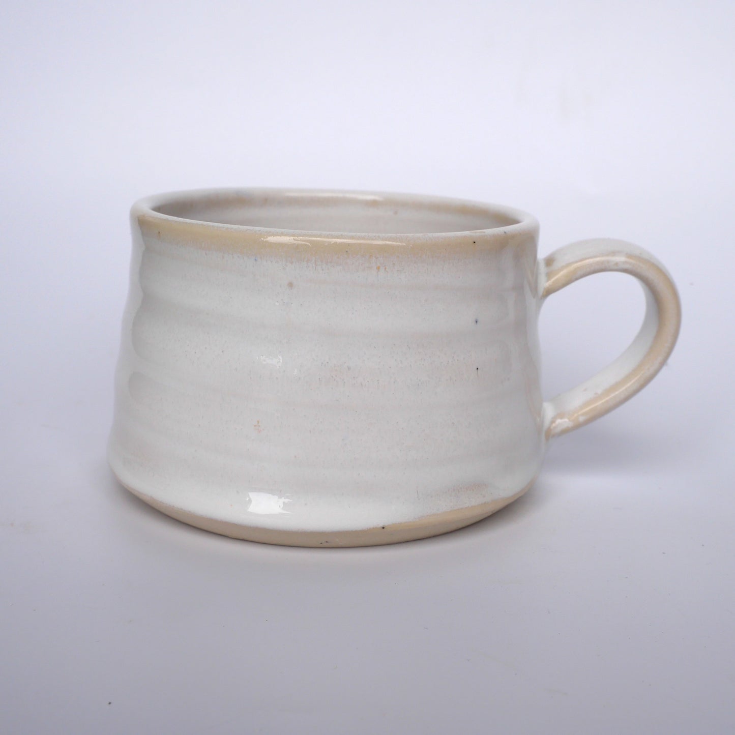 River Rock Midfire Glaze - Cloud White