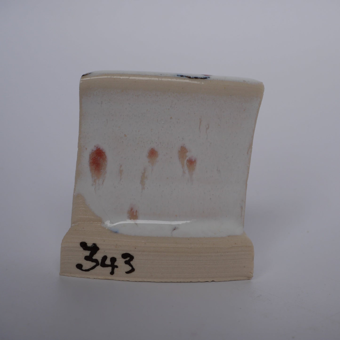 River Rock Midfire Glaze - Poppy Dots