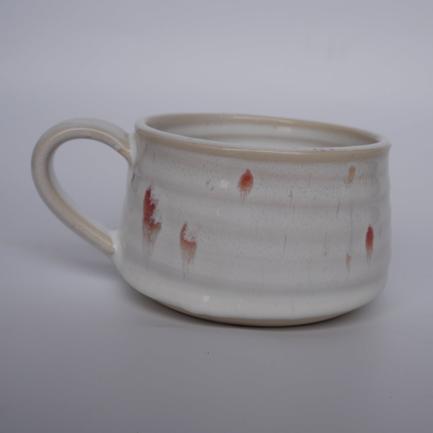 River Rock Midfire Glaze - Poppy Dots