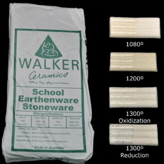 Walker School Clay – Northern Rivers Pottery