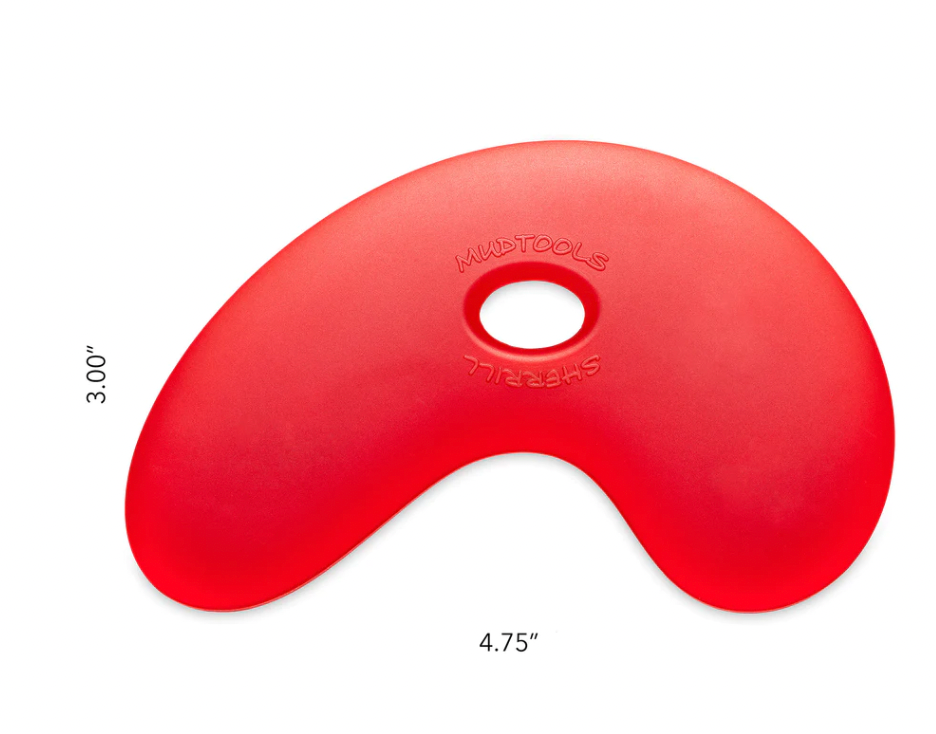 Mudtools Red Rib Tool for clay sculpting