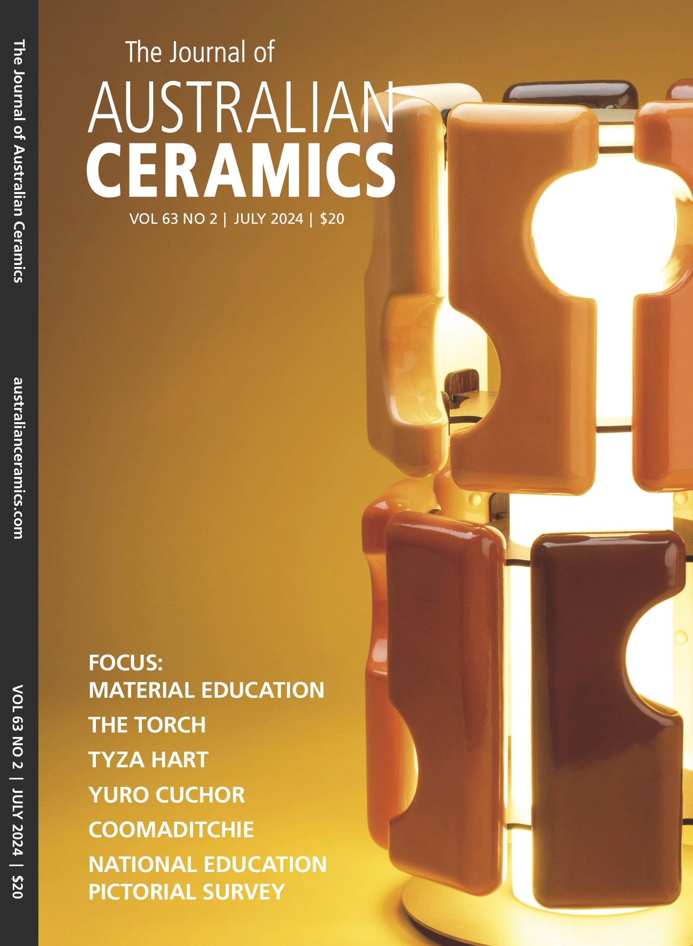 The Journal of Australian Ceramics Vol. 63 July, 2024