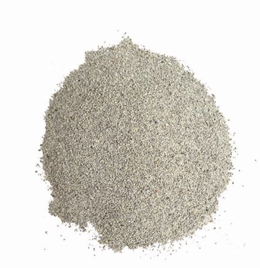 A pile of crushed clay particles, grog